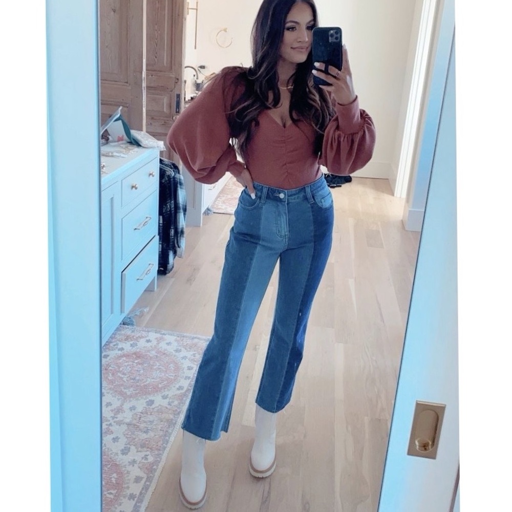 Two toned jeans
